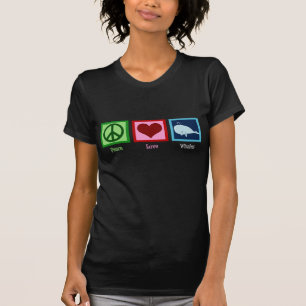 平和愛クジラ Tシャツ
