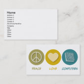 平和愛コンピュータ 名刺 (正面/裏面)