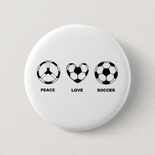 平和愛サッカー 缶バッジ