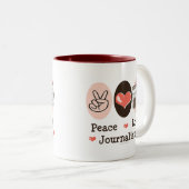 平和愛ジャーナリズムのマグ ツートーンマグカップ (正面右)