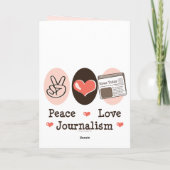 平和愛ジャーナリズム挨拶カード カード (裏面)
