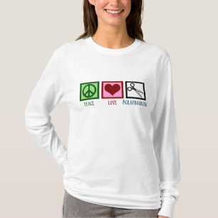 平和愛スクラップブック作り Tシャツ