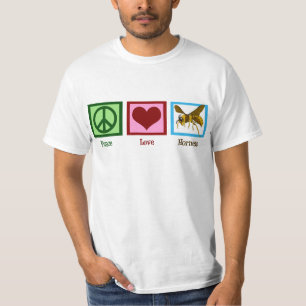 平和愛スズメバチ Tシャツ