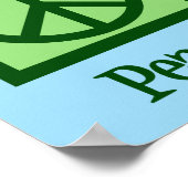 平和愛スタンドアップコメディー ポスター (角)