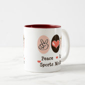 平和愛スポーツ医学のマグ ツートーンマグカップ (正面右)