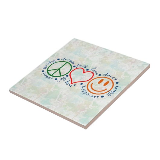 平和愛スマイル タイル (側面)