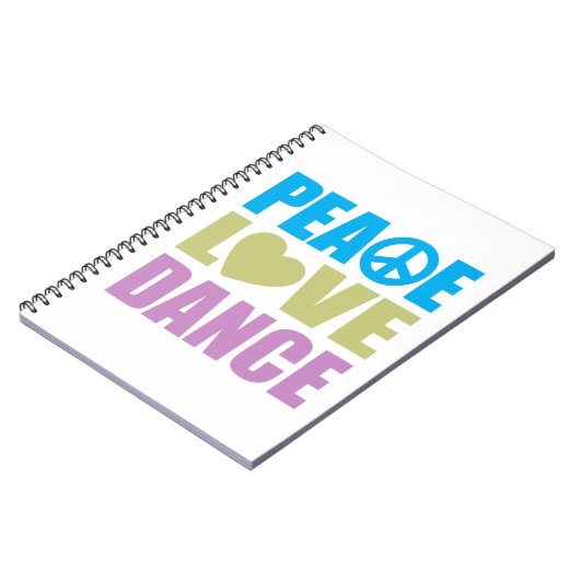 平和愛ダンス ノートブック (左側)