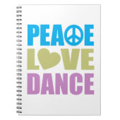 平和愛ダンス ノートブック (正面)