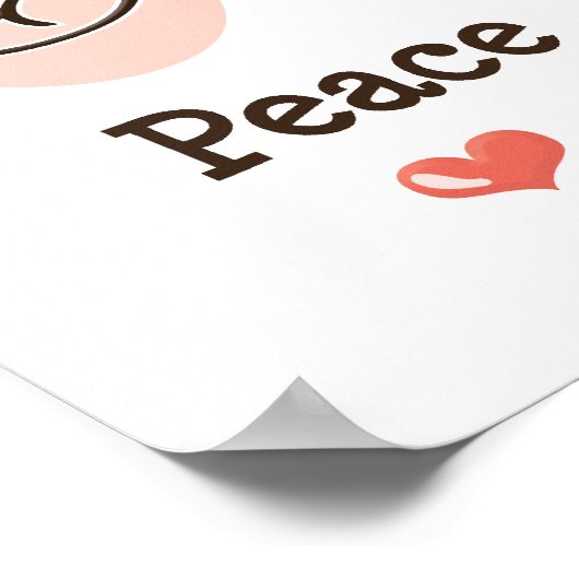 平和愛チェロのポスター ポスター (角)