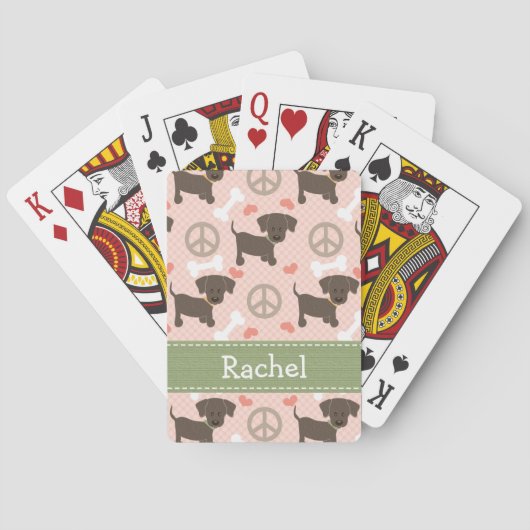 平和愛チョコレート実験室 トランプ (裏面)