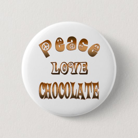 平和愛チョコレート 缶バッジ (正面)