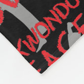 平和愛テコンドー フリースブランケット (角)