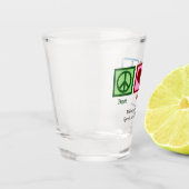 平和愛ディベート部カスタム大学 ショットグラス (左)