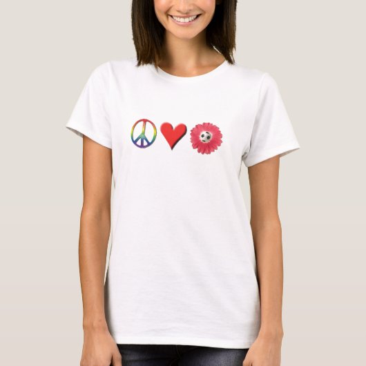 平和愛デイジー Tシャツ (正面)