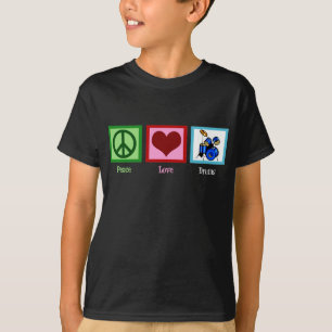 平和愛ドラム Tシャツ