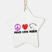 平和愛ナース セラミックオーナメント (左)