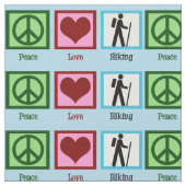 平和愛ハイキング ファブリック (クローズアップ)