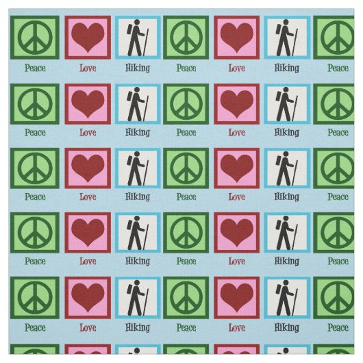 平和愛ハイキング ファブリック (見本)
