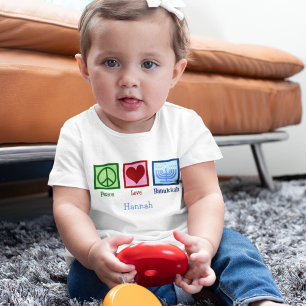 平和愛ハヌカー トドラーTシャツ