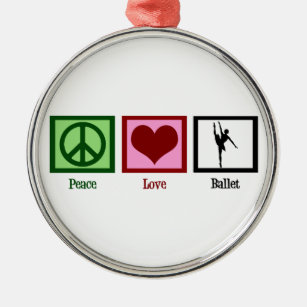 平和愛バレエ メタルオーナメント