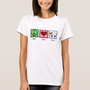 平和愛ヒツジ Tシャツ