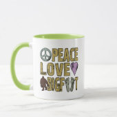 平和愛ビッグフット マグカップ (左)