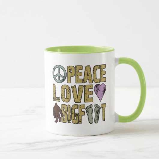 平和愛ビッグフット マグカップ (右)