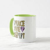 平和愛ビッグフット マグカップ (正面左)