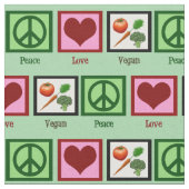 平和愛ビーガン ファブリック (クローズアップ)