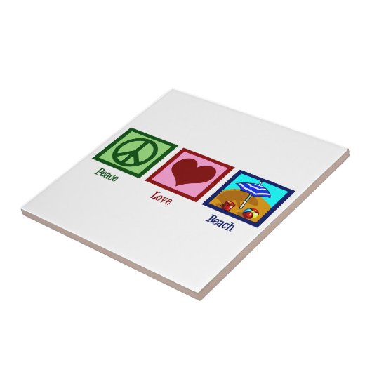 平和愛ビーチ タイル (側面)