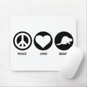 平和愛ビーバー マウスパッド (マウス)