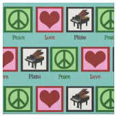 平和愛ピアノ ファブリック (クローズアップ)