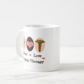 平和愛フィジカルセラピー コーヒーマグカップ (正面左)