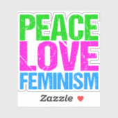 平和愛フェミニズム シール (シート)