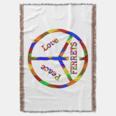 平和愛フェレット スローブランケット (正面縦)