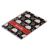 平和愛ベートーベンの螺線形ノートジャーナル ノートブック (左側)