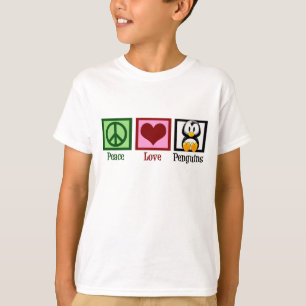 平和愛ペンギン Tシャツ