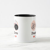 平和愛ボールのノベルティのマグ マグカップ (中央)