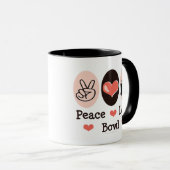 平和愛ボールのノベルティのマグ マグカップ (正面右)