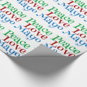 平和愛マヨネーズおもしろいなメーヨー ラッピングペーパー (角)