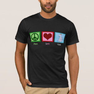 平和愛ヤギ Tシャツ