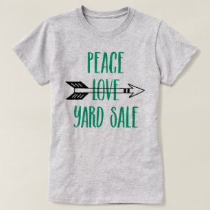 平和愛ヤードセールの矢のワイシャツ Tシャツ