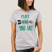 平和愛ヤードセールの矢のワイシャツ Tシャツ (正面)