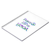 平和愛ヨガ ノートブック (左側)