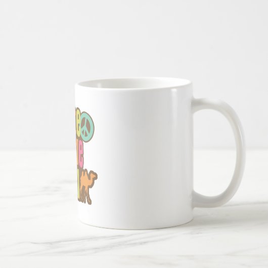 平和愛ラクダ コーヒーマグカップ (右)