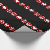 平和愛ラクロスのデザイン ラッピングペーパー (角)