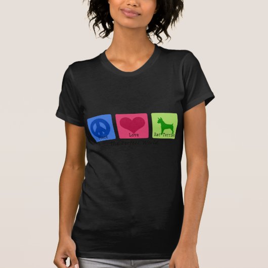 平和愛ラットテリア Tシャツ (正面)