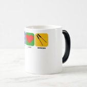 平和愛ロウイング モーフィングマグカップ (正面右)