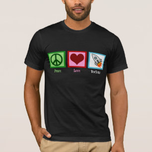 平和愛ロケット Tシャツ