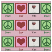 平和愛ワイン ファブリック (クローズアップ)